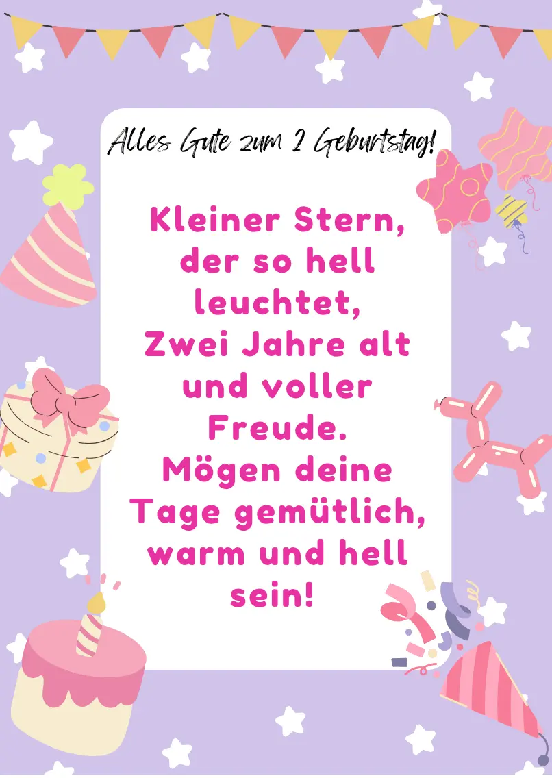 Alles Gute 2 Geburtstag