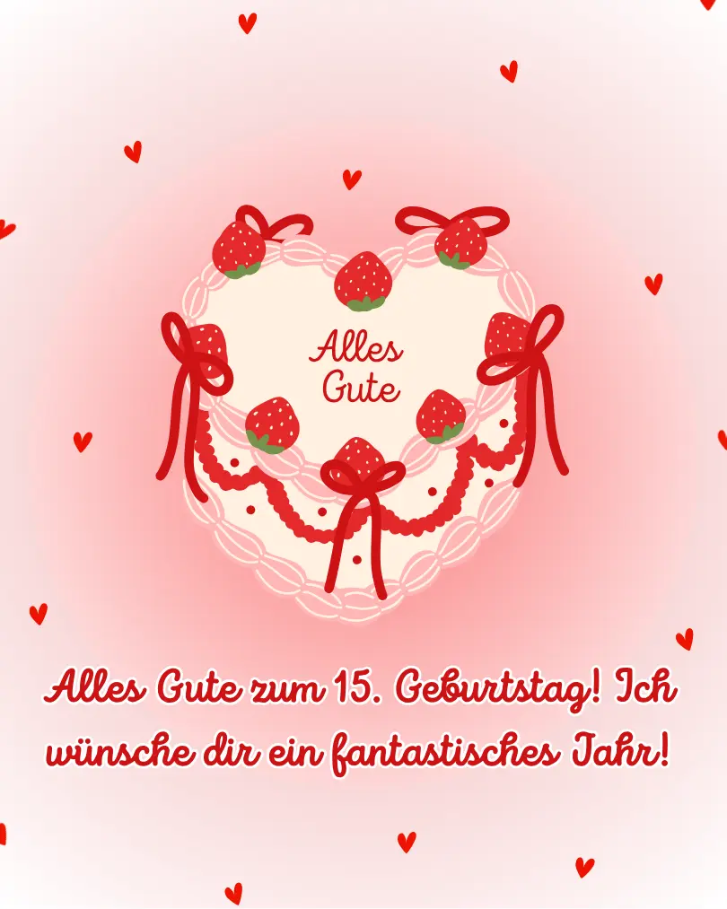 Alles Gute zum 15