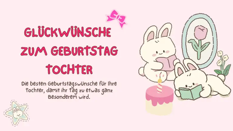 Gluckwunsche zum Geburtstag Tochter