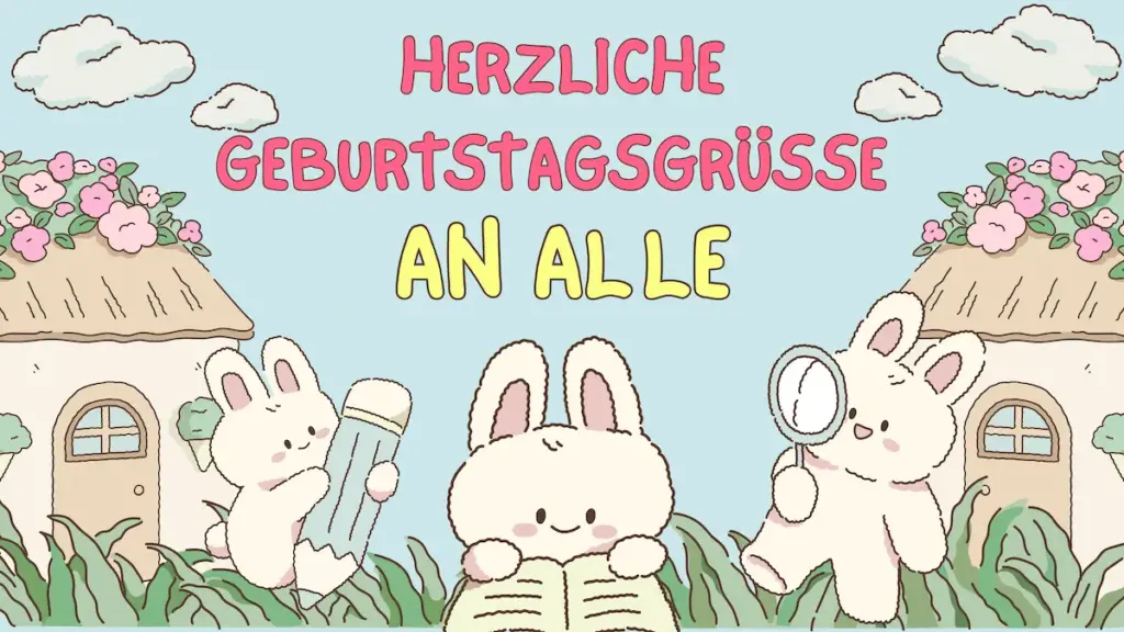 Herzliche Geburtstagsgrüße für alle