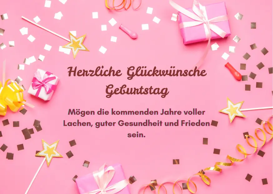 Herzliche Glückwünsche Geburtstagskarten