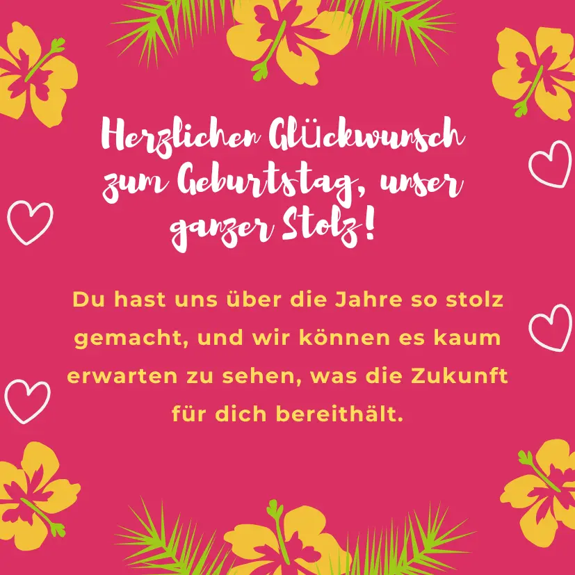 Herzlichen Glückwunsch zum Geburtstag