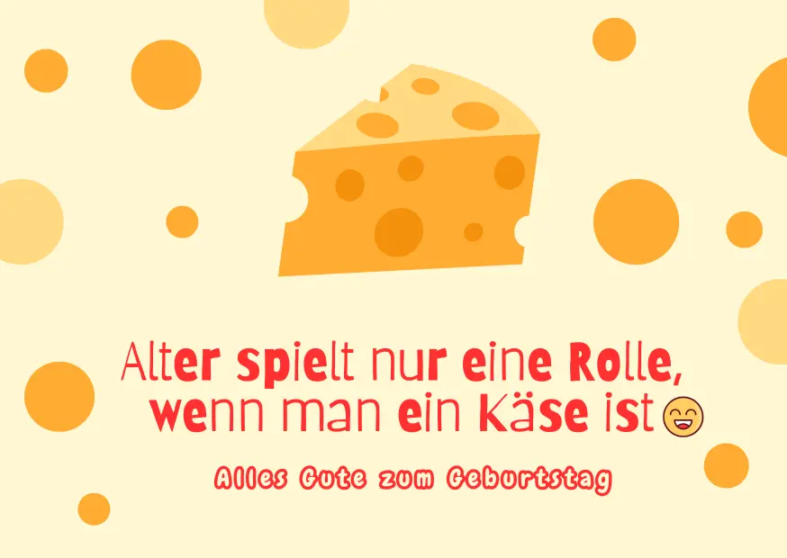 Lustige Glückwünsche zum Geburtstag