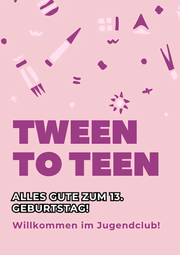 coole glückwünsche zum 13 geburtstag bilder