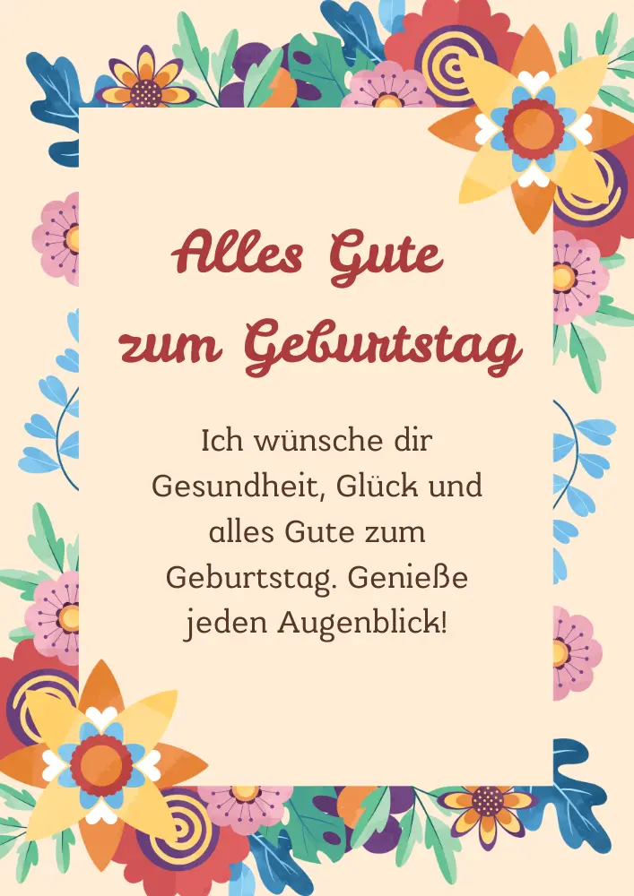 Alles Gute zum Geburtstag