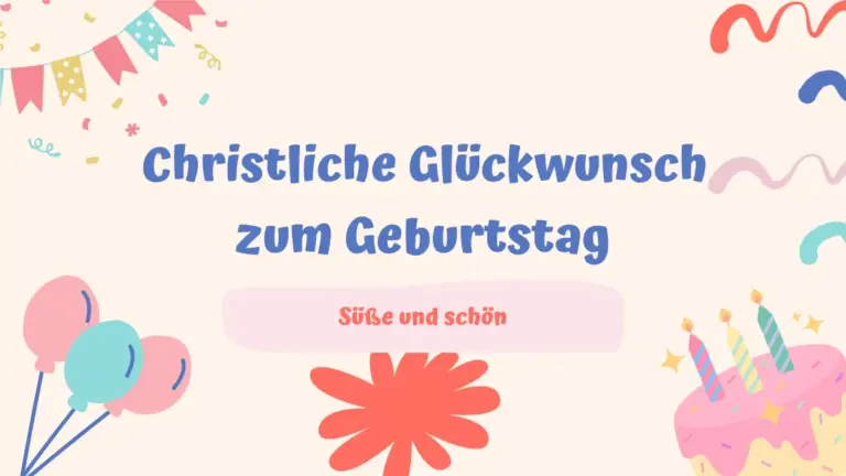 Christliche Glückwunsch zum Geburtstag