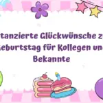 Distanzierte Glückwünsche zum Geburtstag