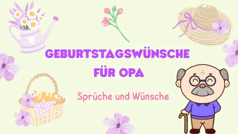 Glückwunsch zum Geburtstag Opa
