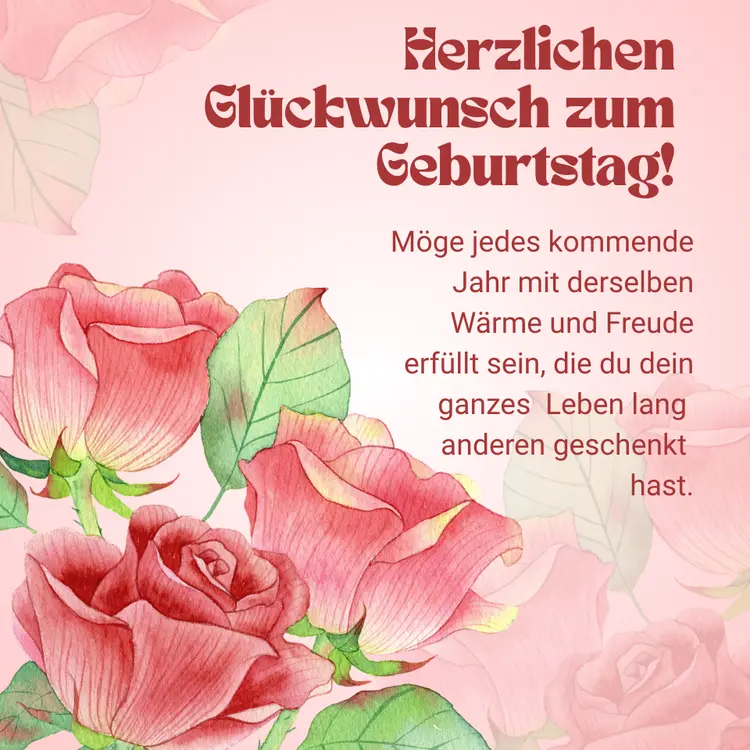 Herzlichen Glückwunsch zum Geburtstag