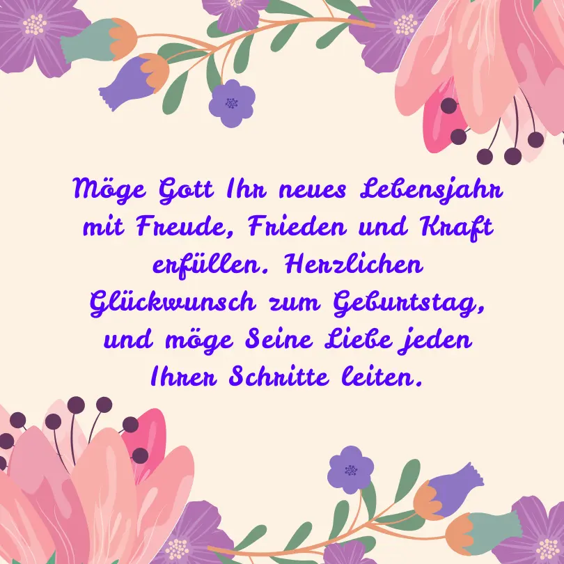 herzlichen christlichen Geburtstagswünsche