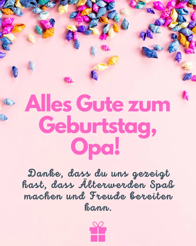 opa Alles Gute zum Geburtstag